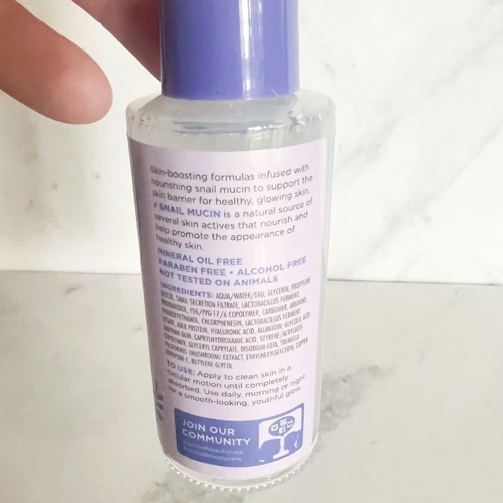 NEW Global Beauty Snail Mucin Skincare Set Moisturizer & Essence Duo Hydrating